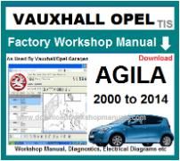 vauxhall agila Workshop Manual Download